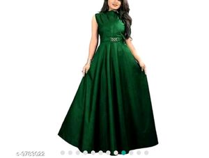 Green Ethnic Party wear