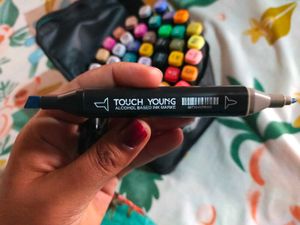 NEEWINS48 Colours Alcohol Brush Markers Double Tip