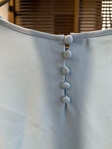 Chic Light Blue Blouse