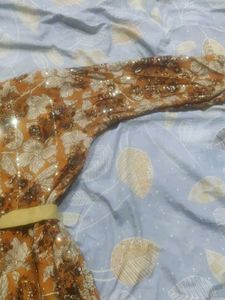 Elegant Embellished Floral Kurta