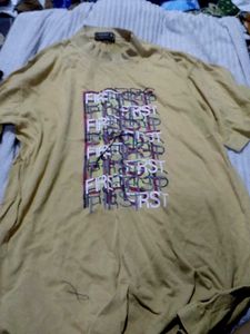 Oversized Yellow Tee