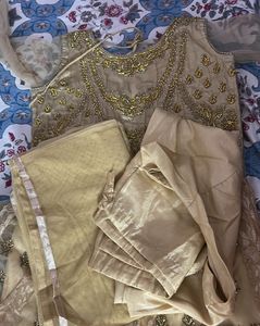 Gorgeous Gold Embroidered Anarkali