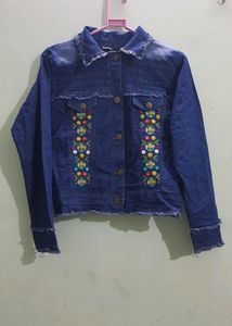 Embroidered Denim Jacket