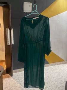 Elegant Green Maxi Dress