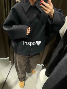 Classic Navy Blue Pea Coat