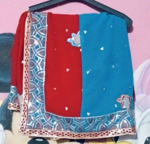 Elegant lehenga Saree