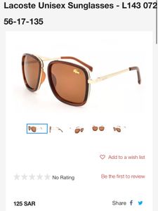 New Original Lacoste Sunglasses for gifting