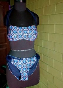 Patterned Bikini Set