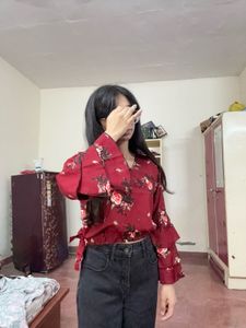 RED TOP FOR WOMEN