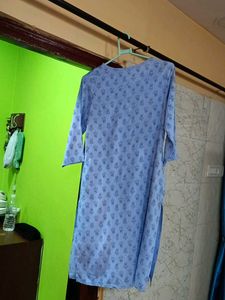 Blue Printed Kurta
