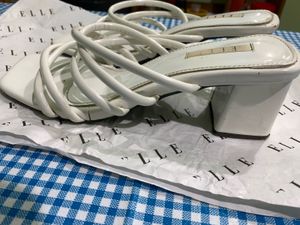 ELLE White Heels