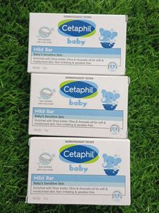 3 Cetaphil Baby Mild Bar