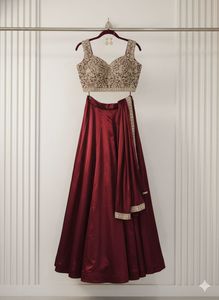 Exclusive Bridal/Party Lehenga Set 🌹With free ear