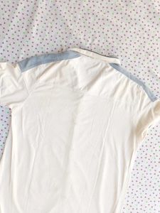 Guess Cream Short Sleeve Shirt