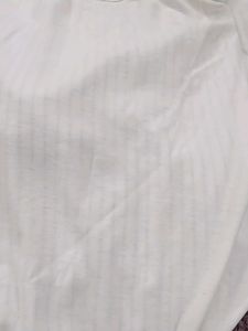 Striped White Blouse