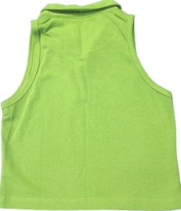 Green Crop Top And White Crop Top Combo