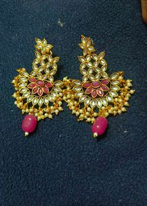 Pink Stone Jewelry Set