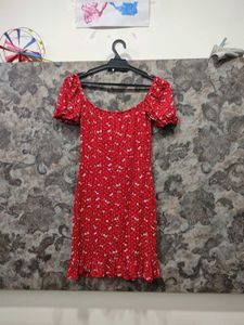 Girly Softcore Red Sundress.