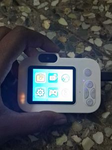 White Compact Digital Camera - Kids &amp; Travel