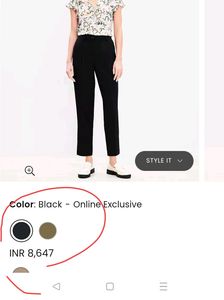 Luxury Brand Loft - Stretchable Black Formal Pants