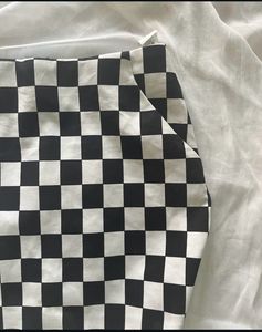 ZARA Checkered Skirt