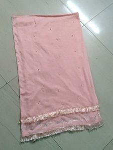 Pink Pearl Detail Pants
