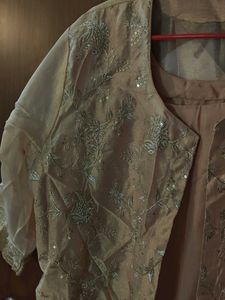 festive women Suit with overcoat and pant