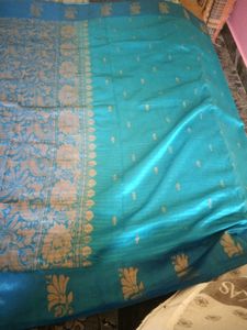 Blue Rashme Saree