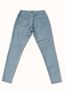 Light Blue High-Waisted Stretch Jeans – Slim Fit