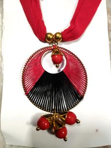 Beautiful Party Waer handcrafted Necklace With Earrings