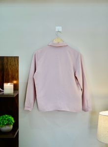 Pink Button-Up Top