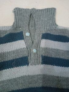 cozy Striped Knit Sweater