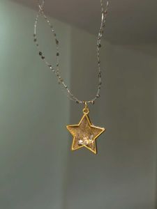Two In One Resin Star Necklace