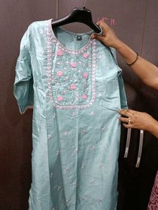 Price Drop 💧💎LIGHT BLUE KURTA SET🥶
