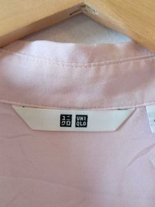 Uniqlo Oversize Airy Pink Summer Shirt