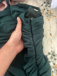 Elegant Green Slip Dress