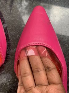 Pink Slingback Flats