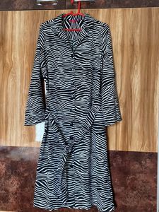 Zebra Print Trendy Dress
