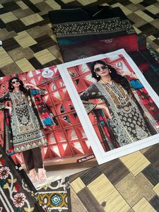 Combo Kainat Unstitched Suit