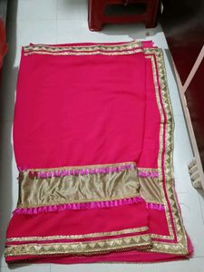 Elegant Pink Saree