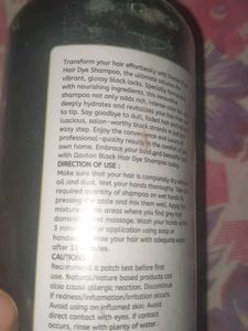 Black Hair Dye Shampoo