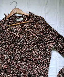 Distressed Knit Sweater