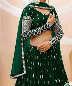 Elegant Green Lehenga Choli