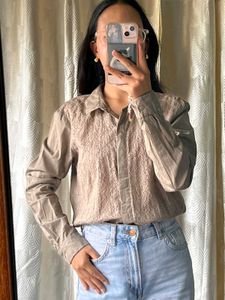 Eyelet Embroidered Shirt