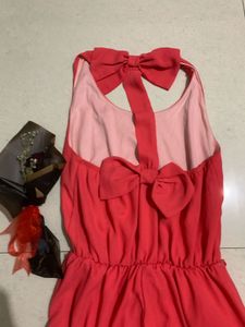 Red Hot Back Mini Dress