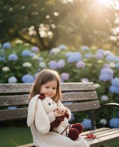 Cute Handmade Plush Bunny Toy