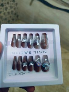 Earrings with nails set