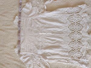 White Lace Crochet Top