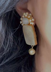 Elegant Stone Earrings