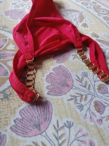 PrettyCat Red Bikini Bottoms